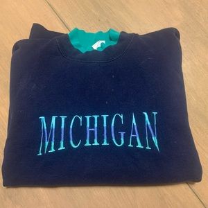 Vintage double collared ski sweater